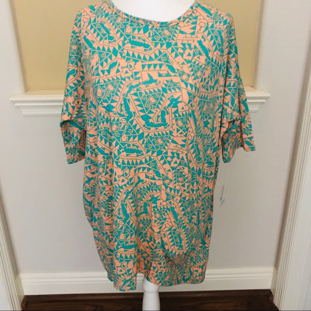 Tiffany blue fun tunic top